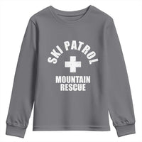 Ski Patrol Mountain Rescue Youth Sweatshirt Winter Slopes Skiing Snowboarding - Wonder Print Shop