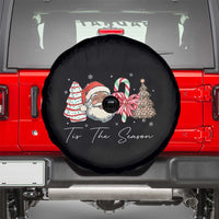 Funny Black Christmas Spare Tire Cover Tis The Season African American Santa - Wonder Print Shop