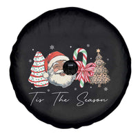 Funny Black Christmas Spare Tire Cover Tis The Season African American Santa - Wonder Print Shop