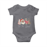 Funny Black Christmas Baby Onesie Tis The Season African American Santa - Wonder Print Shop