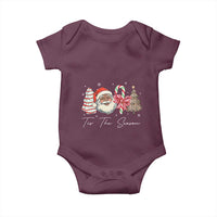 Funny Black Christmas Baby Onesie Tis The Season African American Santa - Wonder Print Shop