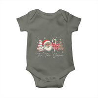 Funny Black Christmas Baby Onesie Tis The Season African American Santa - Wonder Print Shop