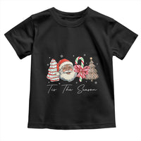 Funny Black Christmas Toddler T Shirt Tis The Season African American Santa - Wonder Print Shop