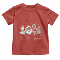 Funny Black Christmas Toddler T Shirt Tis The Season African American Santa - Wonder Print Shop