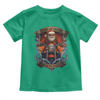Funny Christmas Motorcycle Santa Toddler T Shirt Sons Of Santa North Pole Xmas Biker - Wonder Print Shop