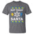 Funny Jewish Hanukkah T Shirt Not Today Santa Hebrew David Star - Wonder Print Shop
