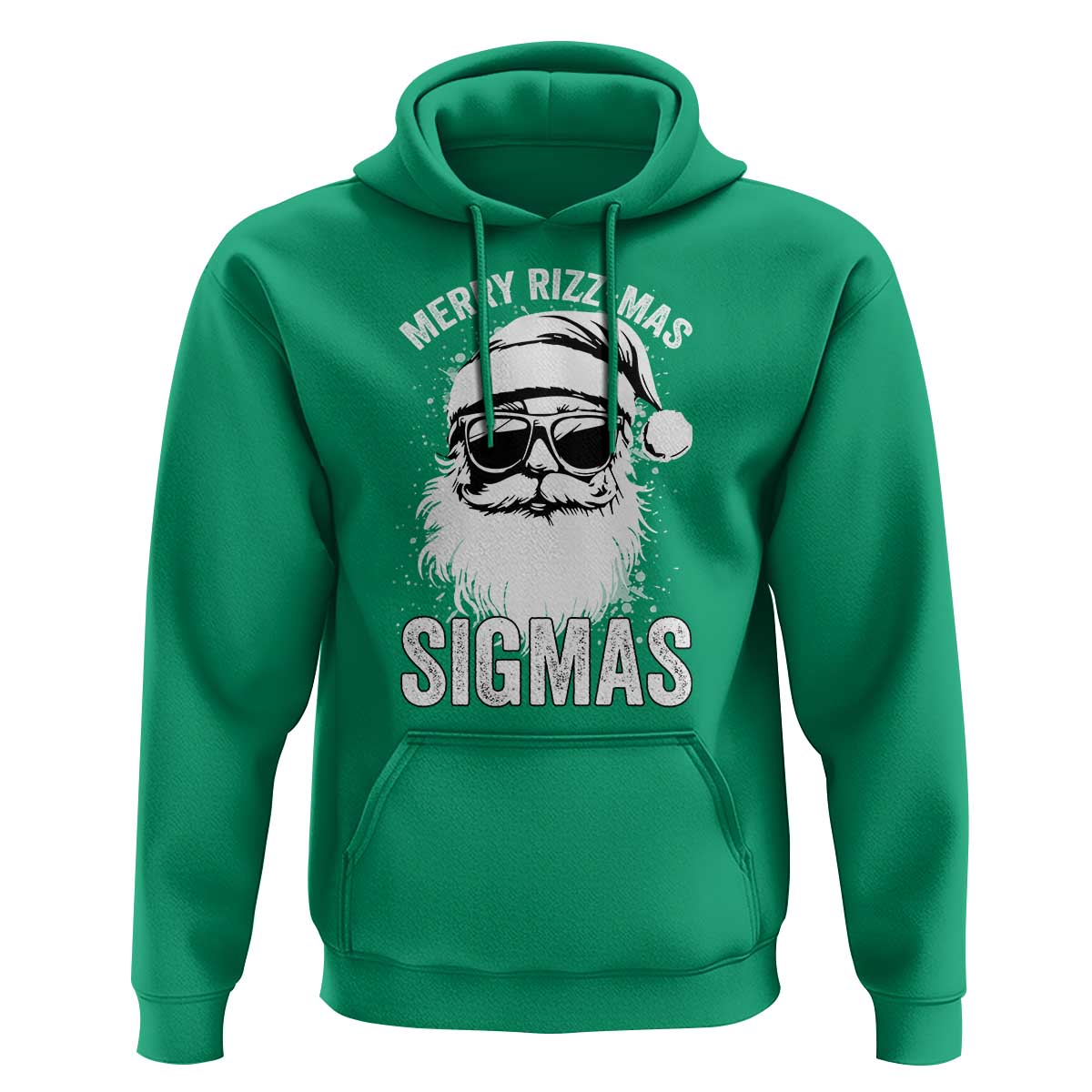 Funny Christmas Santa Hoodie Merry Rizzmas Sigmas Charisma Rizz Santa Claus