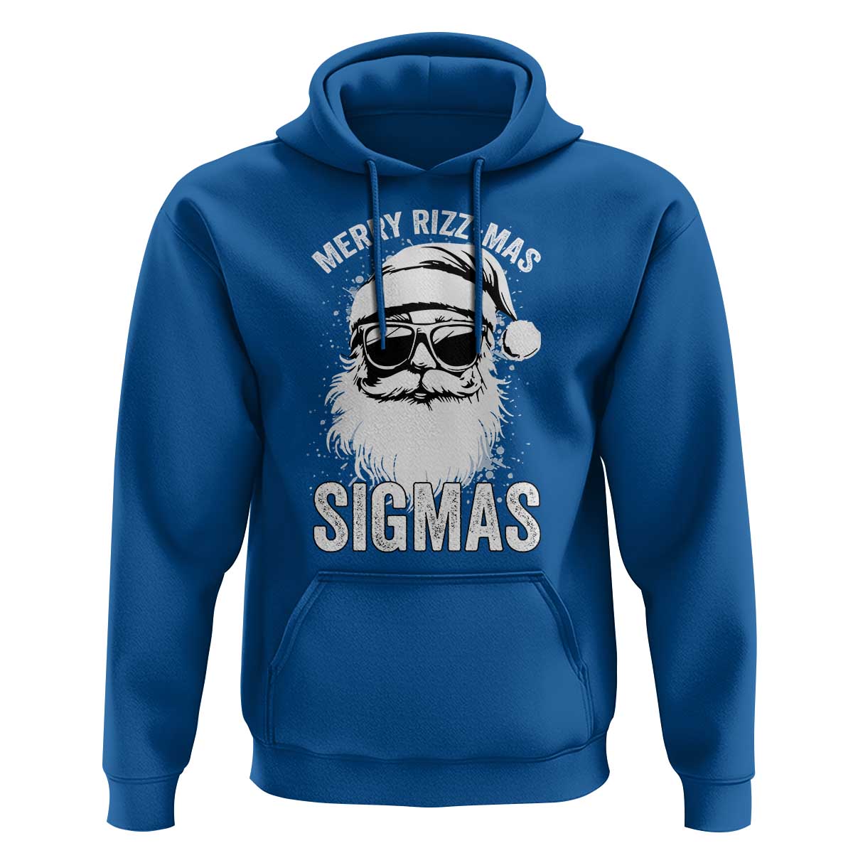 Funny Christmas Santa Hoodie Merry Rizzmas Sigmas Charisma Rizz Santa Claus