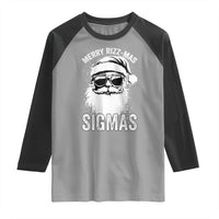 Funny Christmas Santa Raglan Shirt Merry Rizzmas Sigmas Charisma Rizz Santa Claus - Wonder Print Shop