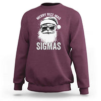 Funny Christmas Santa Sweatshirt Merry Rizzmas Sigmas Charisma Rizz Santa Claus - Wonder Print Shop