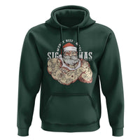 Funny Christmas Santa Hoodie Merry Rizzmas Sigmas Charisma Rizz Santa