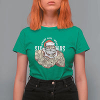 Funny Christmas Santa T Shirt For Women Merry Rizzmas Sigmas Charisma Rizz Santa - Wonder Print Shop