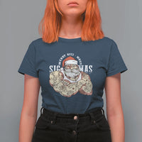 Funny Christmas Santa T Shirt For Women Merry Rizzmas Sigmas Charisma Rizz Santa - Wonder Print Shop