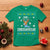 Funny Hanukkah Christmas T Shirt Merry Chrismukkah Reindeer David Stars Menorah - Wonder Print Shop