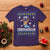 Funny Hanukkah Christmas T Shirt Merry Chrismukkah Reindeer David Stars Menorah - Wonder Print Shop