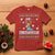 Funny Hanukkah Christmas T Shirt Merry Chrismukkah Reindeer David Stars Menorah - Wonder Print Shop