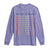 Funny 100 Days Of School Cute Pastel Heart Sketch Long Sleeve Shirt