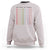 Funny 100 Days Of School Cute Pastel Heart Sketch Sweatshirt