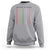 Funny 100 Days Of School Cute Pastel Heart Sketch Sweatshirt
