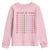 Funny 100 Days Of School Cute Pastel Heart Sketch Youth Sweatshirt