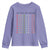 Funny 100 Days Of School Cute Pastel Heart Sketch Youth Sweatshirt