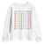 Funny 100 Days Of School Cute Pastel Heart Sketch Youth Sweatshirt
