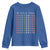 Funny 100 Days Of School Pastel Heart Sketch Youth Sweatshirt