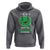 Funny Monster Virus Eye Survived 100 Days Of School Hoodie