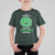 Funny Monster Virus Eye Survived 100 Days Of School T Shirt For Kid