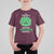 Funny Monster Virus Eye Survived 100 Days Of School T Shirt For Kid