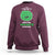 Funny Monster Virus Eye Survived 100 Days Of School Sweatshirt