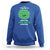 Funny Monster Virus Eye Survived 100 Days Of School Sweatshirt