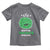 Funny Monster Virus Eye Survived 100 Days Of School Toddler T Shirt
