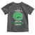 Funny Monster Virus Eye Survived 100 Days Of School Toddler T Shirt