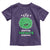 Funny Monster Virus Eye Survived 100 Days Of School Toddler T Shirt