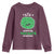 Funny Monster Virus Eye Survived 100 Days Of School Youth Sweatshirt