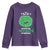 Funny Monster Virus Eye Survived 100 Days Of School Youth Sweatshirt
