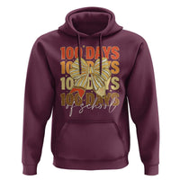 100 Days Of School Coquette Pencil Bow Hoodie