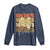 100 Days Of School Coquette Pencil Bow Long Sleeve Shirt
