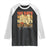 100 Days Of School Coquette Pencil Bow Raglan Shirt