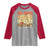 100 Days Of School Coquette Pencil Bow Raglan Shirt