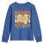 100 Days Of School Coquette Pencil Bow Youth Sweatshirt