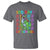 Funny 100 Days Of School T-Rex Dinosaur T Shirt
