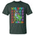 Funny 100 Days Of School T-Rex Dinosaur T Shirt