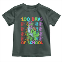 Funny 100 Days Of School T-Rex Dinosaur Toddler T Shirt