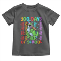 Funny 100 Days Of School T-Rex Dinosaur Toddler T Shirt