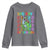 Funny 100 Days Of School T-Rex Dinosaur Youth Sweatshirt