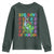 Funny 100 Days Of School T-Rex Dinosaur Youth Sweatshirt