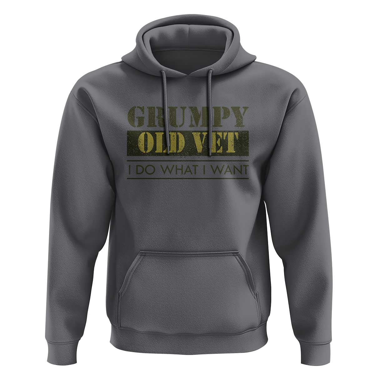 Funny Grumpy Old Vet I Do What I Want Hoodie Military Veteran