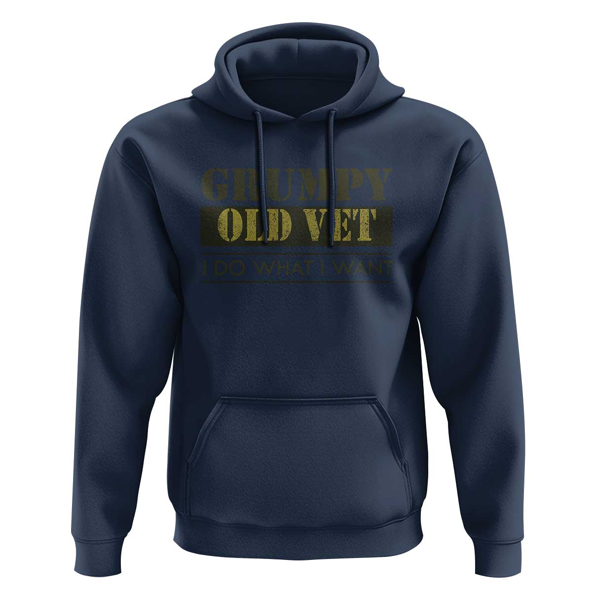 Funny Grumpy Old Vet I Do What I Want Hoodie Military Veteran